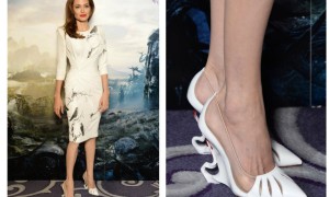Кристиан Лабутен создал эксклюзивные туфли для Анджелины Джоли